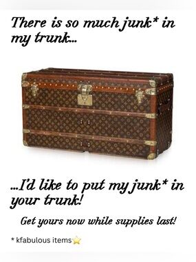 The junk* in my trunk⭐️
